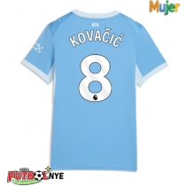 Camiseta Manchester City Mateo Kovacic #8 Primera Equipación para mujer 2026-27 manga corta
